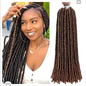 New 6 Packs/lot Dreadlocks braids 24” Extensions dark brown